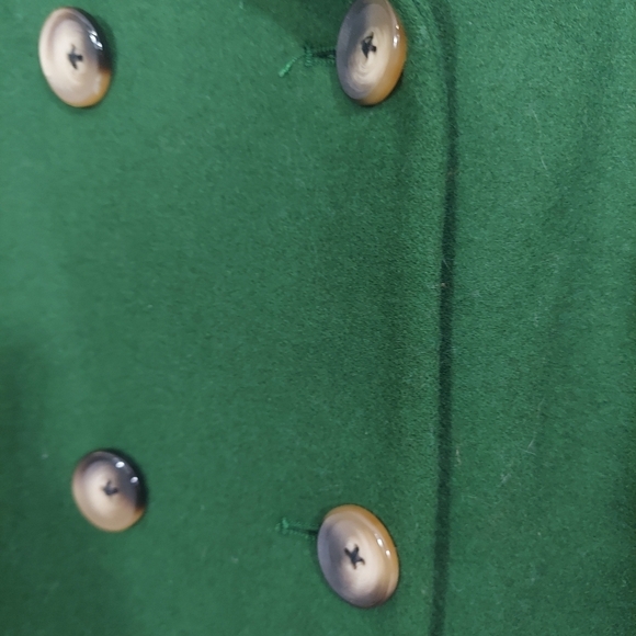 NWT Something Navy Wool Blend Gemma Coat | Green | Size Small - Picture 10 of 13